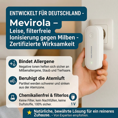 Mevirola™ – Luftreiniger gegen Hausstaubmilben