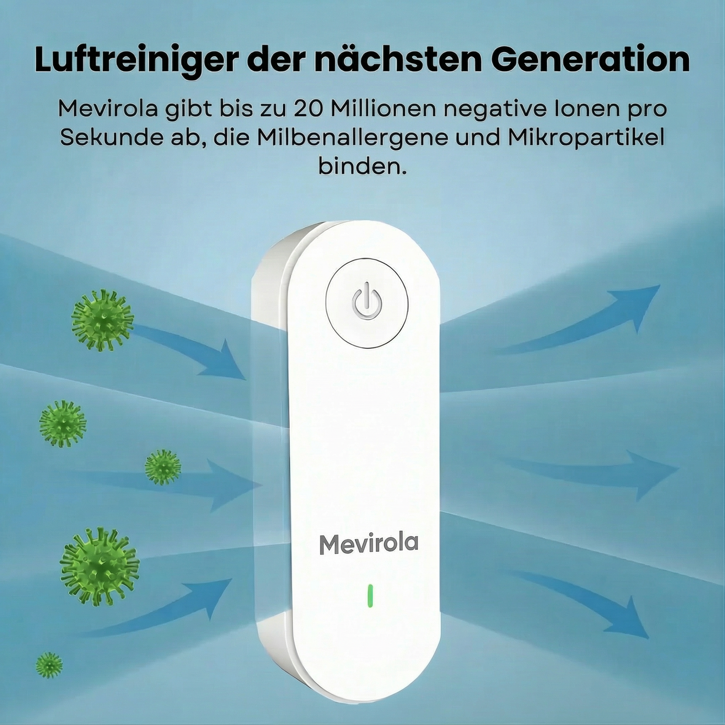 Mevirola™ – Luftreiniger gegen Hausstaubmilben