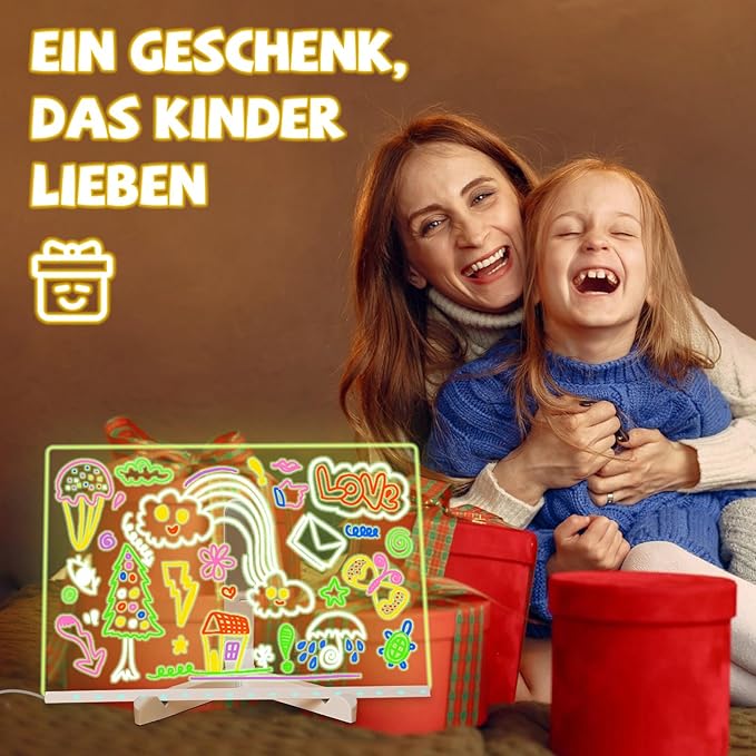 LED-Zeichentafel für Kinder
