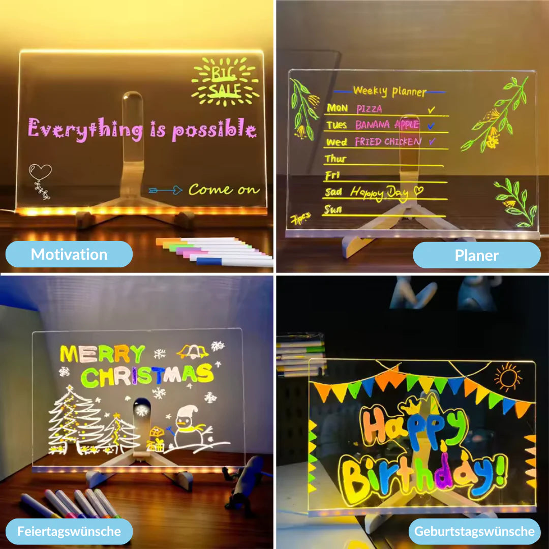 LED-Zeichentafel für Kinder